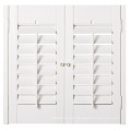 Wholesale Exceptional Quality Good Prices Custom White Coated Tier On Tier Shutters